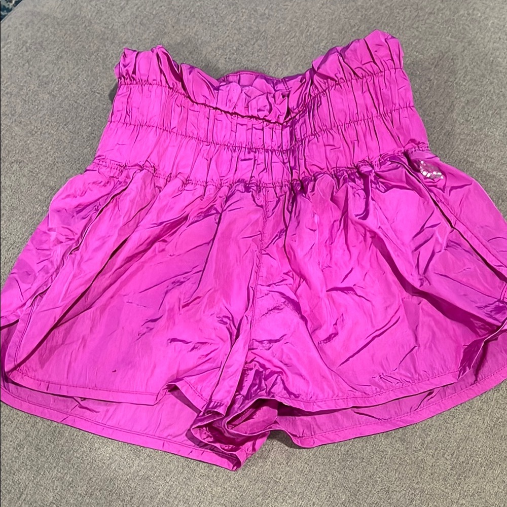 Free People High Waist Pink Shorts